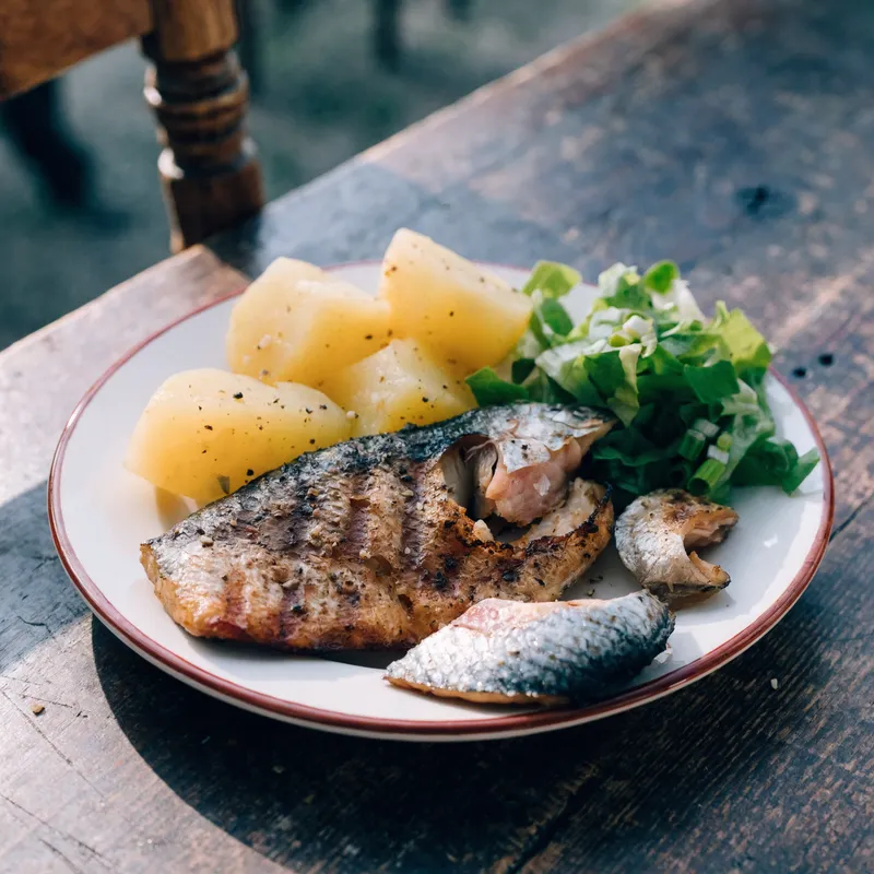 Peixe grelhado